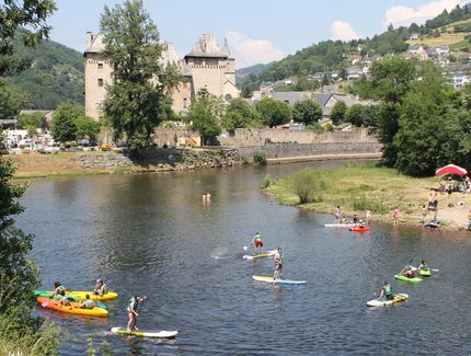 Canoeing - Entraygues-sur-TruyÃ¨re tourism (France, Aveyron)